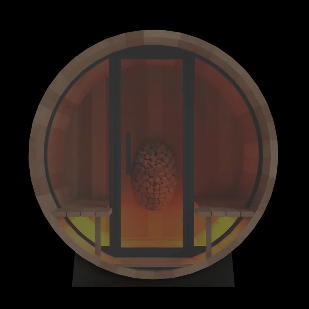 Black Cedar Barrel Sauna — sauna — view 3