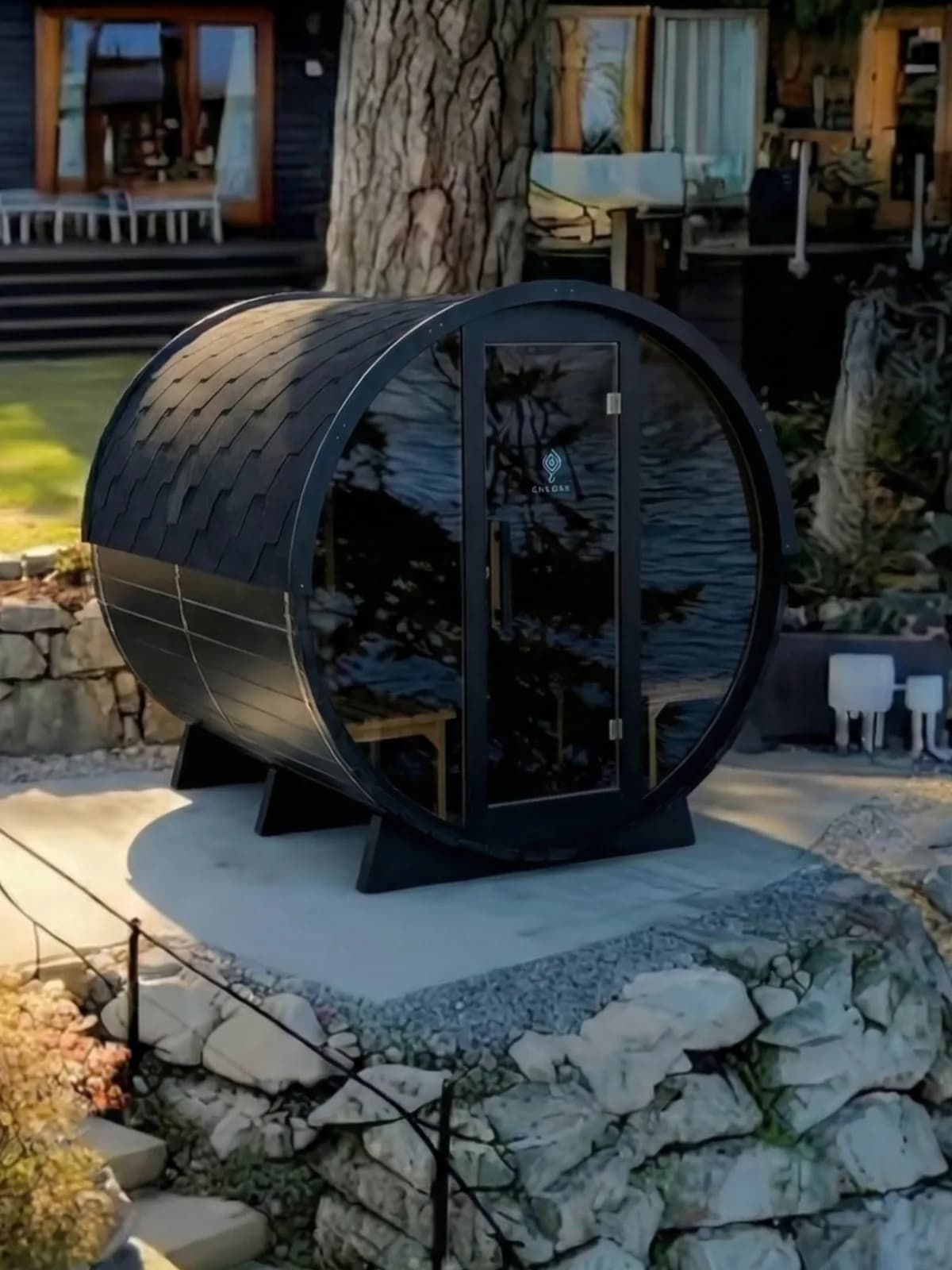 Black Cedar Barrel Saunas — commercial — view 2