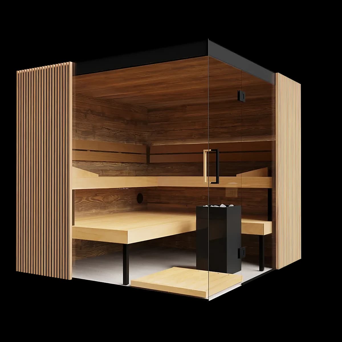 Aalto - 4-Person Indoor Sauna — sauna